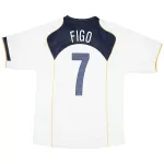 Figo #7 Retro Portugal Away Jersey Euro Cup 2004 - minejerseys