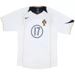 C.RONALDO #17 Retro Portugal Away Jersey Euro Cup 2004 - minejerseys