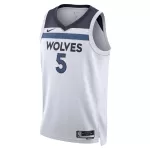 Unisex Minnesota Timberwolves Anthony Edwards #5 White Swingman Jersey - Association Edition - minejerseys