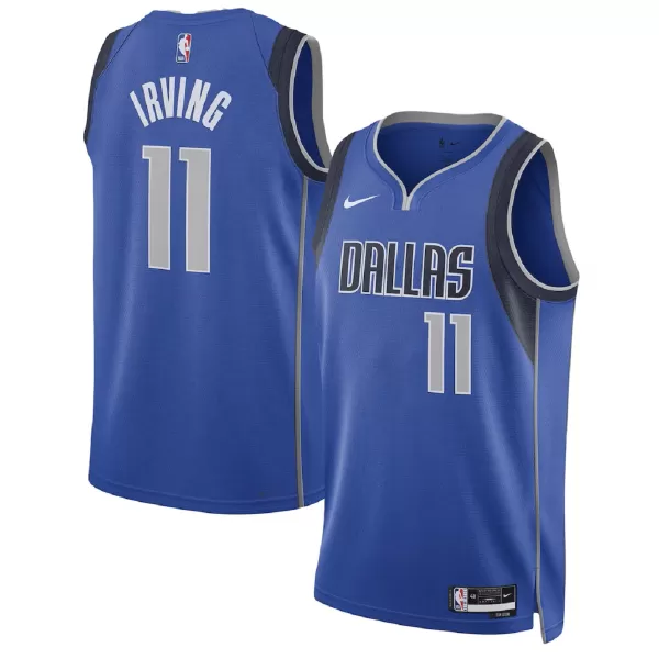 Men's Dallas Mavericks Kyrie Irving #11 Blue Swingman Jersey - Icon Edition - minejerseys