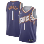 Unisex Phoenix Suns Devin Booker #1 Purple Swingman Jersey 2025/ - Icon Edition - minejerseys