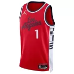 Unisex Los Angeles Clippers James Harden #1 Red Swingman Jersey - Statement Edition - minejerseys