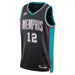 Men's Memphis Grizzlies Grizzlies Ja Morant #12 Black Swingman Jersey - Classic Edition - minejerseys