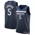 Unisex Minnesota Timberwolves Anthony Edwards #5 Navy Swingman Jersey - Icon Edition - minejerseys