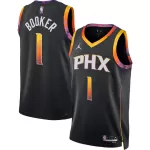 Unisex Phoenix Suns Devin Booker #1 Black Swingman Jersey - Statement Edition - minejerseys