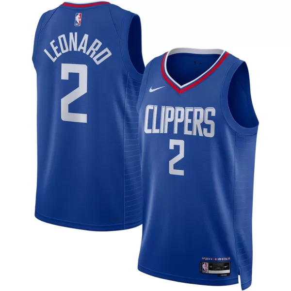 Men's Los Angeles Clippers Kawhi Leonard #2 Royal Swingman Jersey - Icon Edition - minejerseys