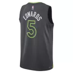 Unisex Minnesota Timberwolves Anthony Edwards #5 Navy Swingman Jersey - Icon Edition - minejerseys