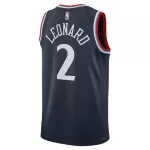 Unisex Los Angeles Clippers Kawhi Leonard #2 Navy Swingman Jersey - Icon Edition - minejerseys