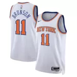 Unisex New York Knicks Jalen Brunson #11 White Swingman Jersey - Association Edition - minejerseys