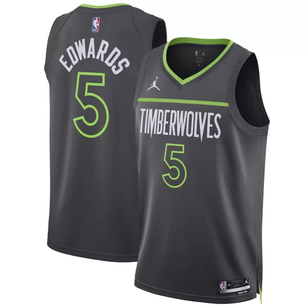 Unisex Minnesota Timberwolves Anthony Edwards #5 Navy Swingman Jersey - Icon Edition - minejerseys