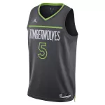 Unisex Minnesota Timberwolves Anthony Edwards #5 Navy Swingman Jersey - Icon Edition - minejerseys