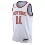 Unisex New York Knicks Jalen Brunson #11 White Swingman Jersey - Association Edition - minejerseys