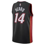 Unisex Miami Heat Tyler Herro #14 Black Swingman Jersey - Icon Edition - minejerseys