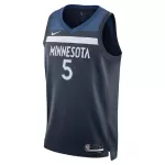 Unisex Minnesota Timberwolves Anthony Edwards #5 Navy Swingman Jersey - Icon Edition - minejerseys