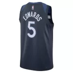 Unisex Minnesota Timberwolves Anthony Edwards #5 Navy Swingman Jersey - Icon Edition - minejerseys
