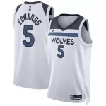Unisex Minnesota Timberwolves Anthony Edwards #5 White Swingman Jersey - Association Edition - minejerseys