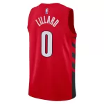 Unisex Portland Trail Blazers Damian Lillard #0 Red Swingman Jersey - Statement Edition - minejerseys