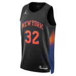 Unisex New York Knicks Karl-Anthony Towns #32 Black Swingman Jersey - Statement Edition - minejerseys