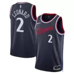 Unisex Los Angeles Clippers Kawhi Leonard #2 Navy Swingman Jersey - Icon Edition - minejerseys
