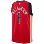 Unisex New Orleans Pelicans Zion Williamson #1 Red Swingman Jersey - Statement Edition - minejerseys