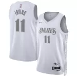 Men's Dallas Mavericks Kyrie Irving #11 White Swingman Jersey - City Edition - minejerseys