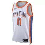 Unisex New York Knicks Jalen Brunson #11 White Swingman Jersey - City Edition - minejerseys