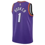 Unisex Phoenix Suns Devin Booker #1 Purple Swingman Jersey - Classic Edition - minejerseys