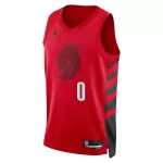 Unisex Portland Trail Blazers Damian Lillard #0 Red Swingman Jersey - Statement Edition - minejerseys