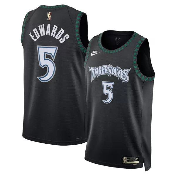 Unisex Minnesota Timberwolves Anthony Edwards #5 Black Swingman Jersey - Classic Edition - minejerseys