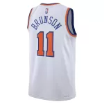 Unisex New York Knicks Jalen Brunson #11 White Swingman Jersey - Association Edition - minejerseys