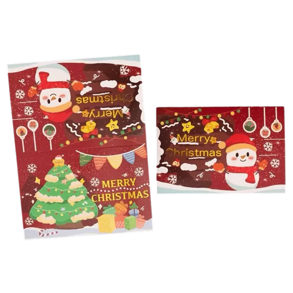 Custom Christmas Card – Snowman – Personalized Message - minejerseys