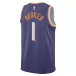 Unisex Phoenix Suns Devin Booker #1 Purple Swingman Jersey 2025/ - Icon Edition - minejerseys