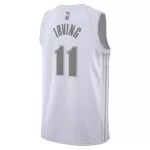 Men's Dallas Mavericks Kyrie Irving #11 White Swingman Jersey - City Edition - minejerseys