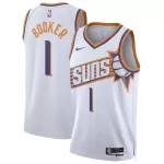 Unisex Phoenix Suns Devin Booker #1 White Swingman Jersey - Association Edition - minejerseys