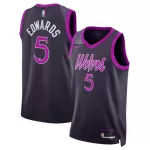 Unisex Minnesota Timberwolves Anthony Edwards #5 Navy Swingman Jersey - Icon Edition - minejerseys