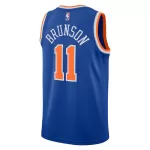 Unisex New York Knicks Jalen Brunson #11 Blue Swingman Jersey - Icon Edition - minejerseys
