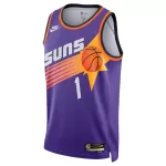 Unisex Phoenix Suns Devin Booker #1 Purple Swingman Jersey - Classic Edition - minejerseys