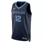 Men's Memphis Grizzlies Grizzlies Ja Morant #12 Navy Swingman Jersey - Icon Edition - minejerseys