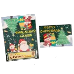 Custom Christmas Card – Snowman with Gifts – Personalized Message - minejerseys