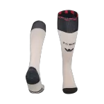 Kids Bayern Munich Soccer Socks - Beige 2025/26 - minejerseys