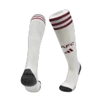 Kids Arsenal Soccer Socks - Beige 2025/26 - minejerseys