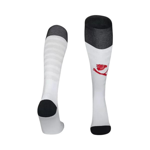 Kids AC Milan Away Soccer Socks - White 2025/26 - minejerseys