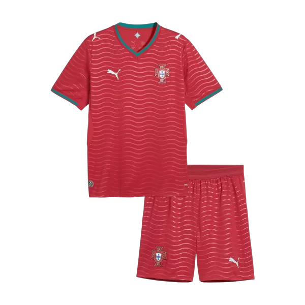 Kids Portugal Home Jersey Kit World Cup 2026 - minejerseys