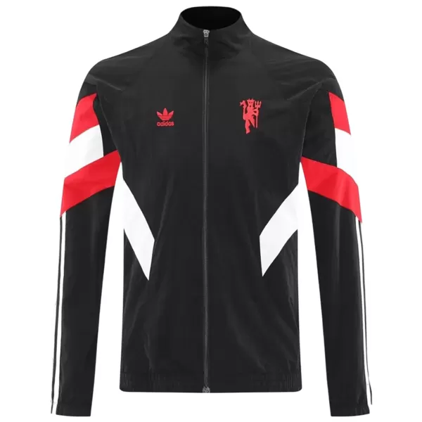 Manchester United Windbreaker Jacket Black 2025/26 - minejerseys
