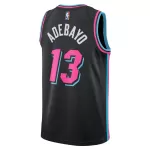 Men's Miami Heat Bam Adebayo #13 Black Swingman Jersey 2025/26 - City Edition - minejerseys