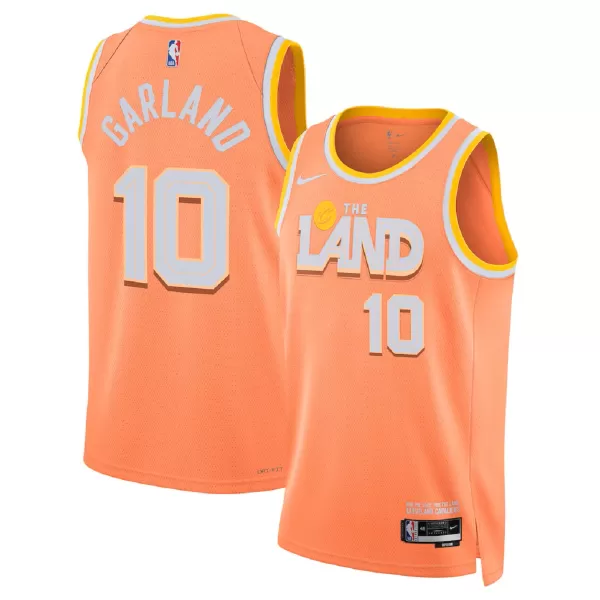 Men's Cleveland Cavaliers Darius Garland #10 Orange Swingman Jersey 2025/26 - City Edition - minejerseys