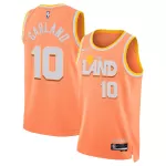 Men's Cleveland Cavaliers Darius Garland #10 Orange Swingman Jersey 2025/26 - City Edition - minejerseys