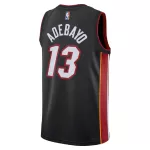 Men's Miami Heat Bam Adebayo #13 Black Swingman Jersey - Icon Edition - minejerseys