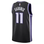 Unisex  Sacramento Kings Domantas Sabonis #11 Black Swingman Jersey - Icon Edition - minejerseys