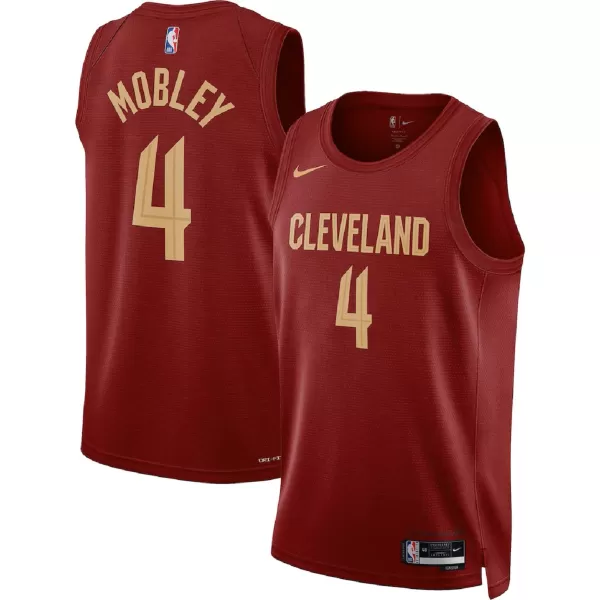 Men's Cleveland Cavaliers Evan Mobley #4 Wine Swingman Jersey - Icon Edition - minejerseys